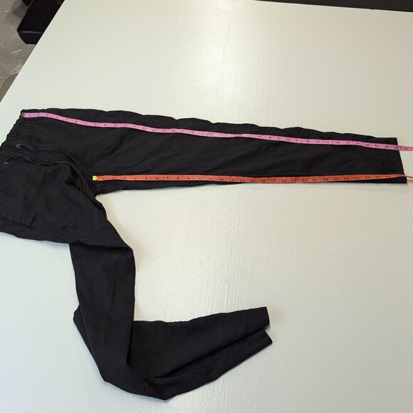 Theory Size 2 Linen Blend Black Drawstring Pants - Picture 5 of 14